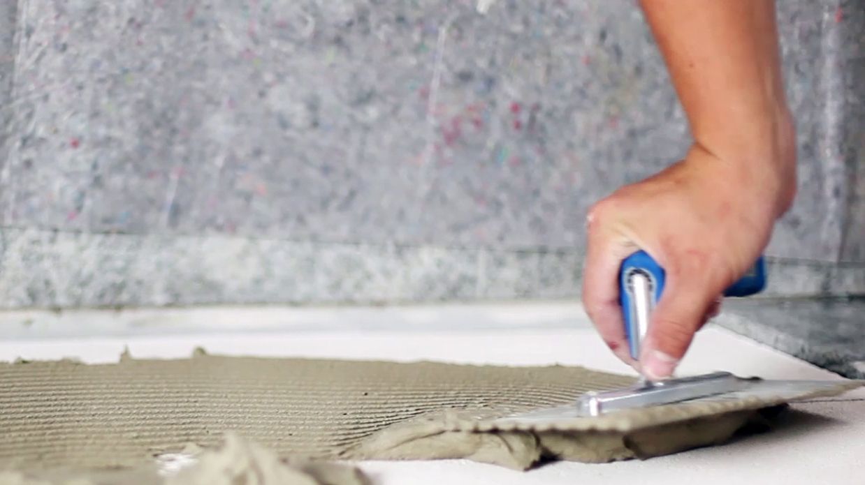 Verlegung von Fliesen und Platten