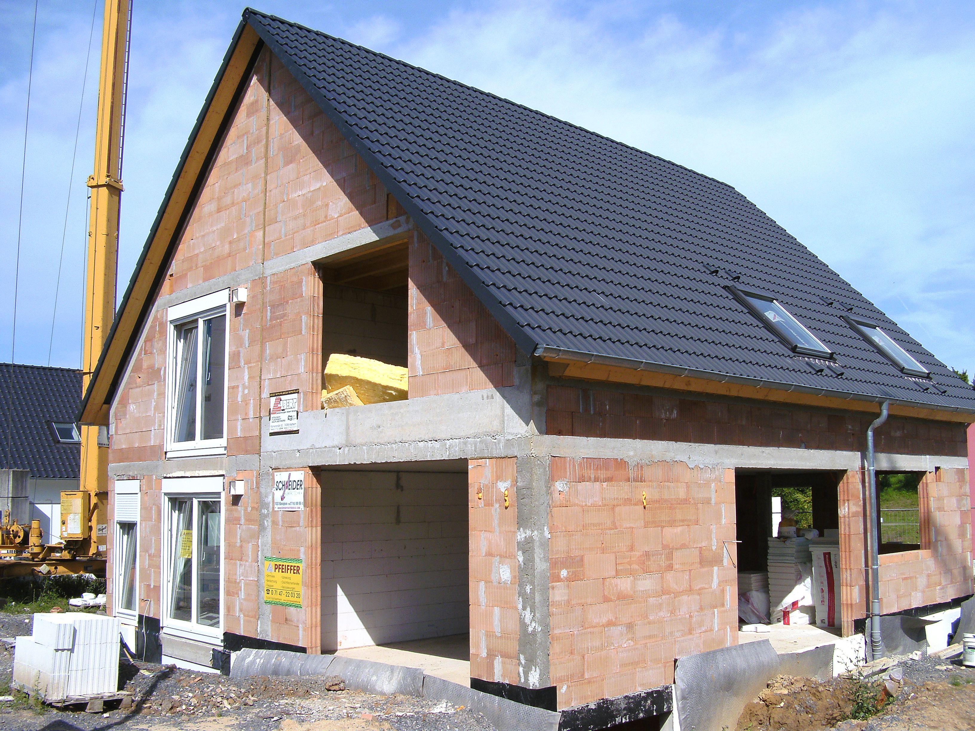 Bauwirtschaft setzt auf Häuslebauer