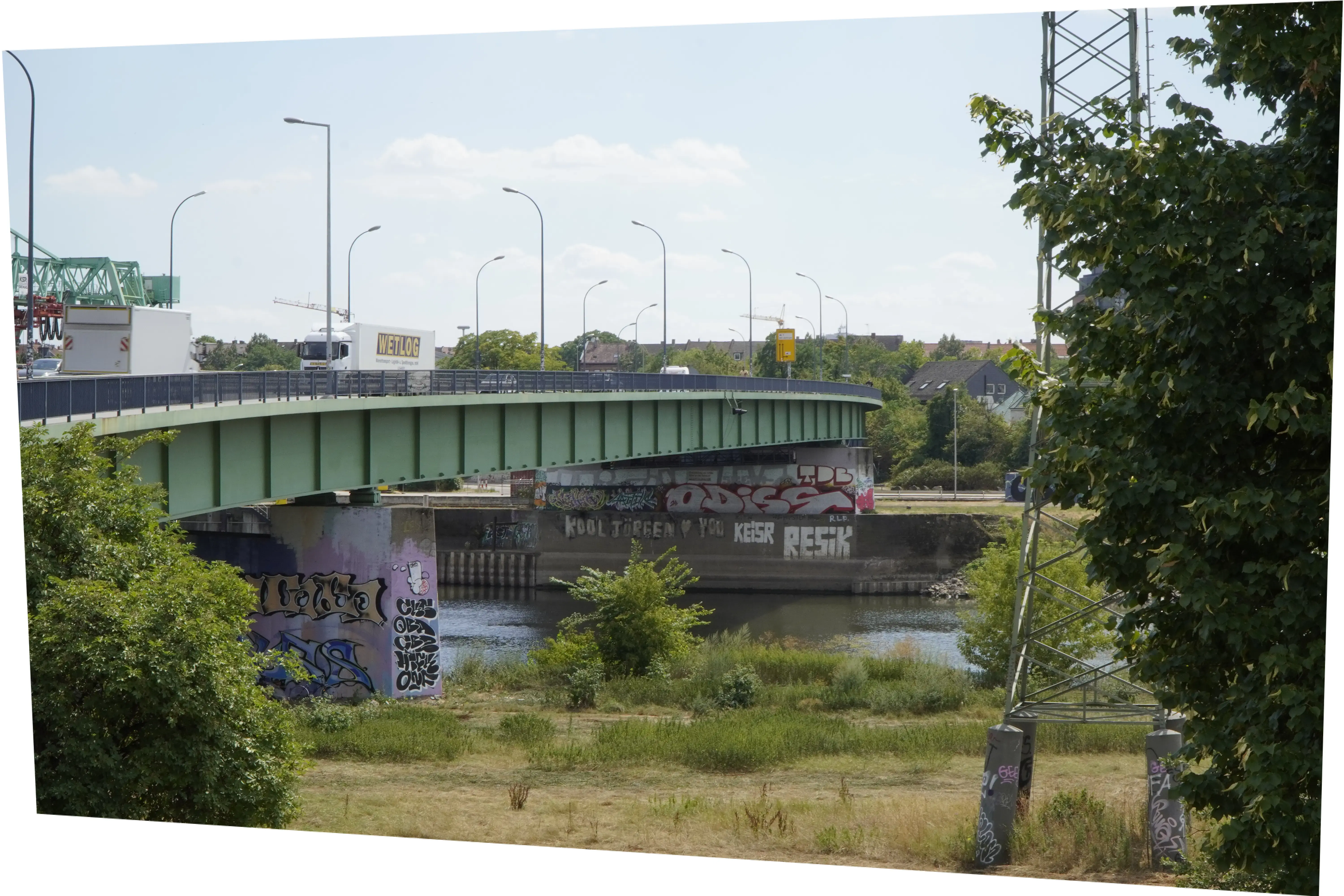 Jungbuschbrücke / B44 in Mannheim